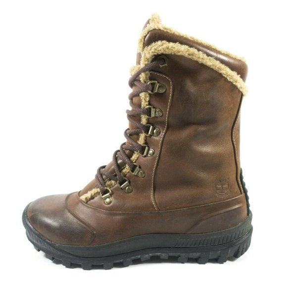 Timberland Shoes - Timberland Mount Holly Waterproof Leather Winter Boots - Women's Size 7.5